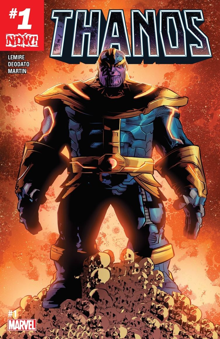 Thanos comic book cover used as inspiration