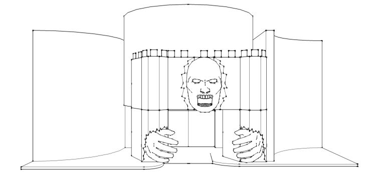 Facade sketch design