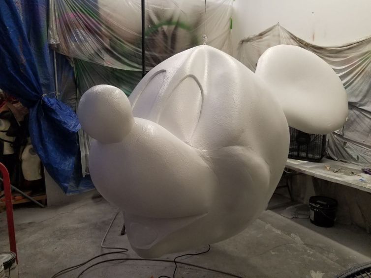 Rubber coating Mickey