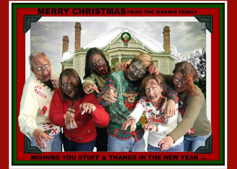 Zombie X-Mas card