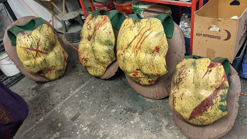 Zombie Teenage Mutant Ninja Turtle Shell Foam Fabrication Costumes