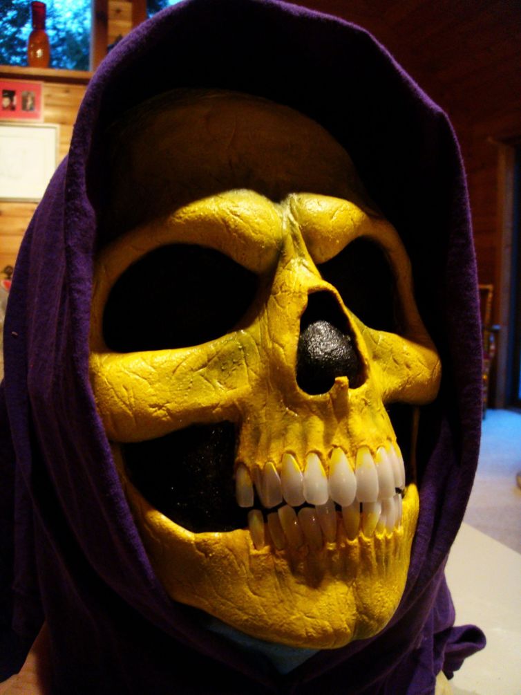 Skeletor foam latex sock mask