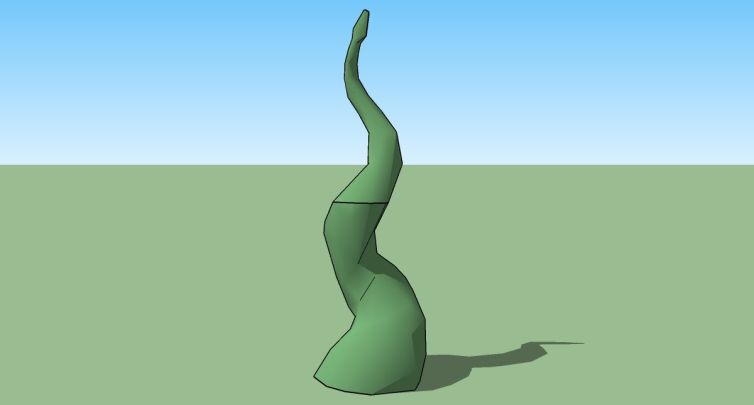 12' Tentacle 3D Model Design