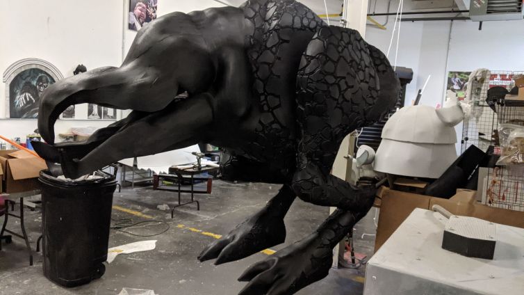 Shrieker puppet foam fabrication