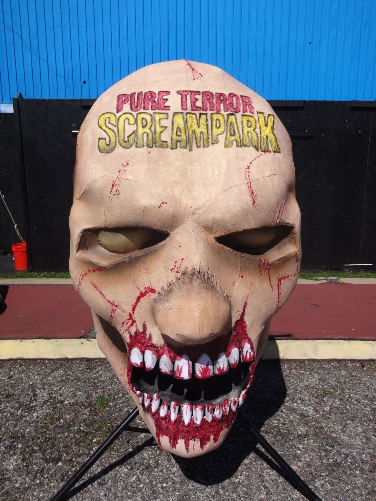 Pure Terror Screampark logo customization