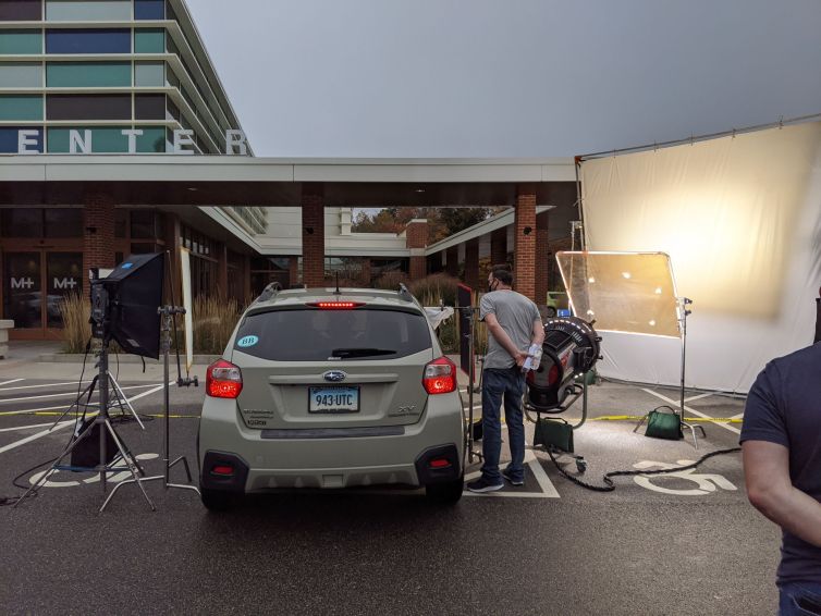 Car shoot setup