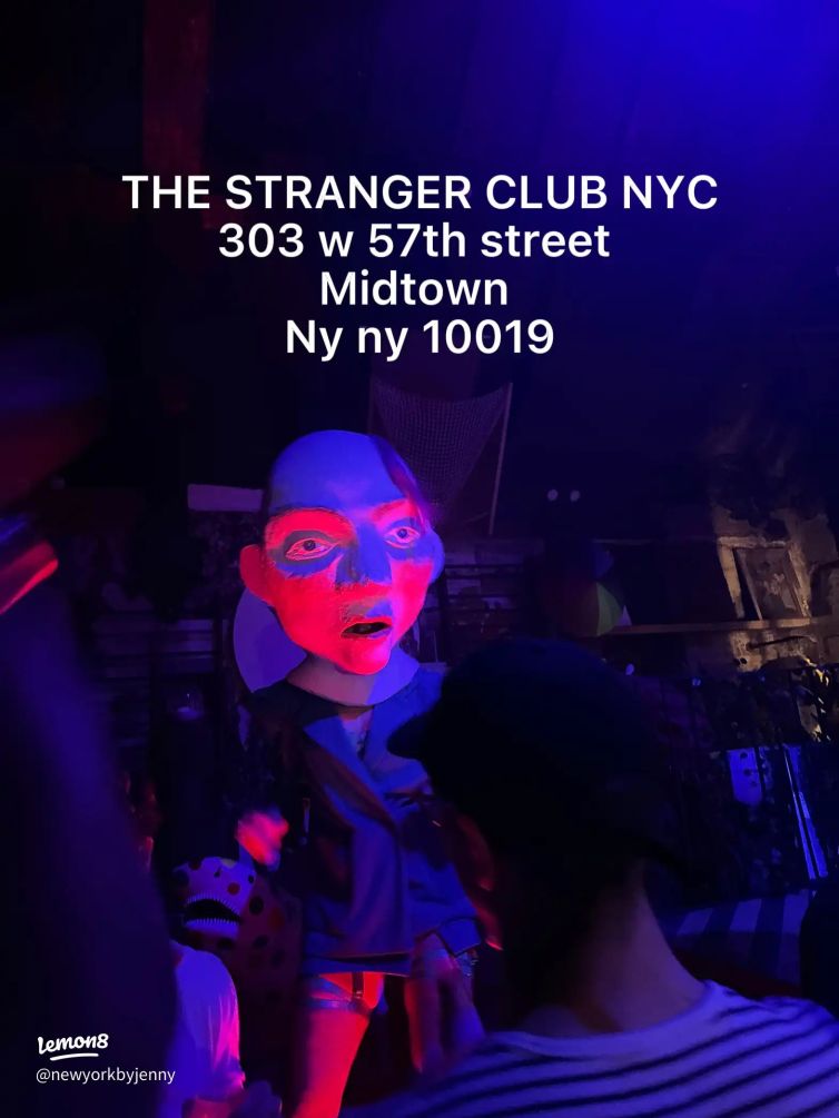 The Stranger Club NYC Dance Performer Oversized Papier-Mâché Head Performance