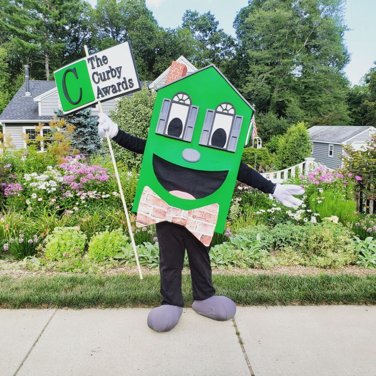 Curby mascot costume makes his debut