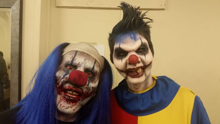 Evil clowns at Pure Terror Scream Park