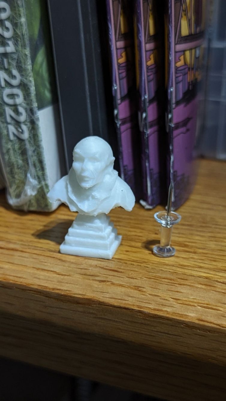 Vampire Bust 3D Print Test