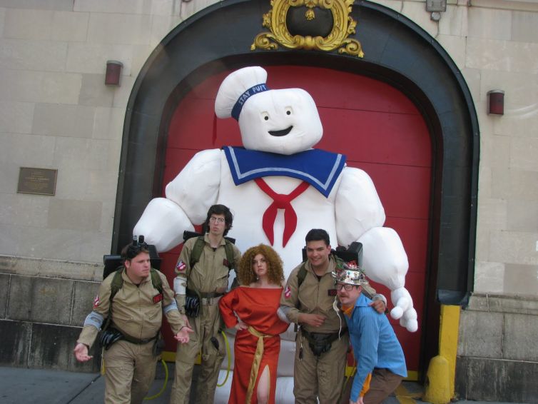 13' Version - NYC Firehouse photo-shoot with Ghostbusters cosplayers