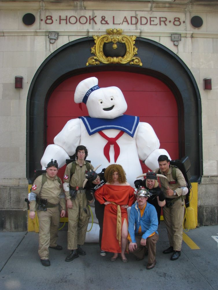 13' Version - Hook & Ladder 8 photoshoot with Ghostbusters