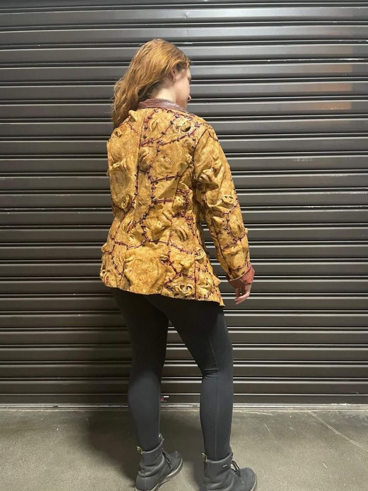 Skin jacket - rear view