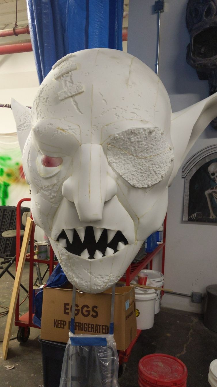 Post-Apocalyptic Vampire foam fabrication