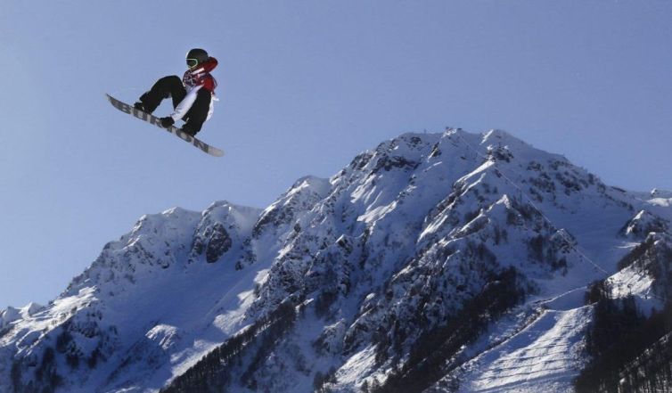 Snowboarding themed mitzvah photo-op inspiration