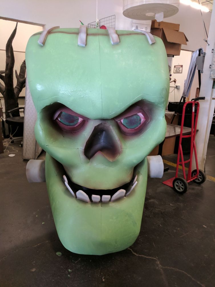 Giant Frankenstein's Monster head