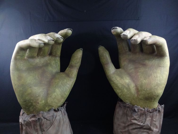 Freestanding Frankenstein's Monster Hands