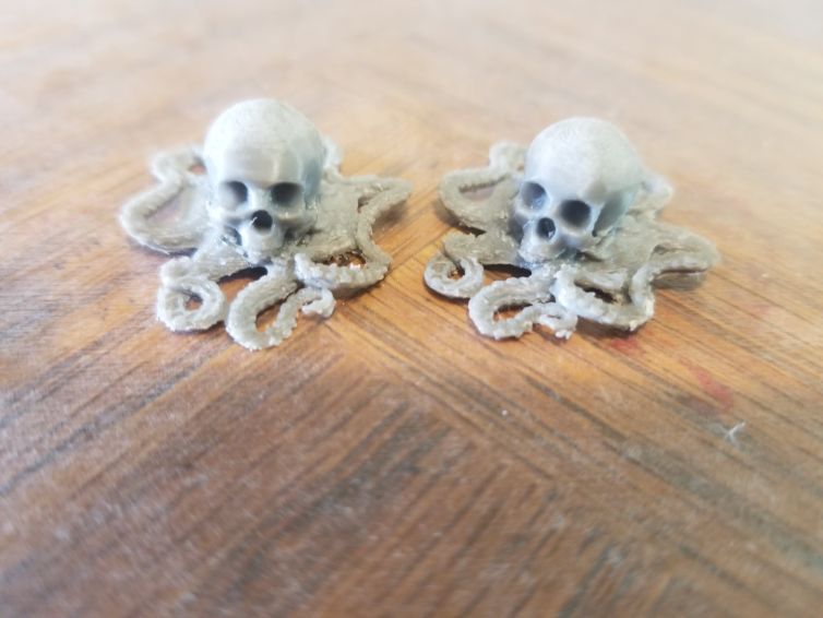 Octo-skull 3D print for custom engagement ring box