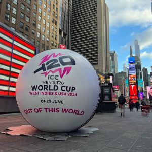 Giant Cricket Balls for T20 World Cup